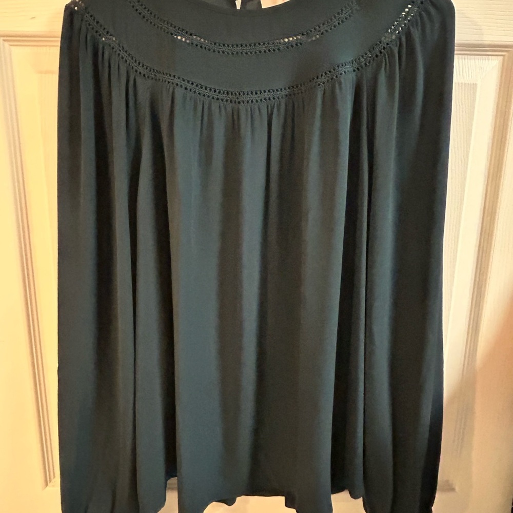 LOFT Dark Teal Blouse